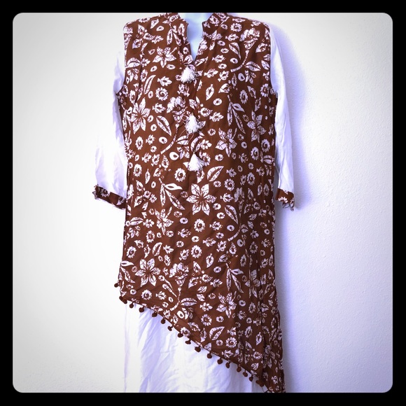 Kalamkari Patterned Kurti For Sale - Picture 1 of 4